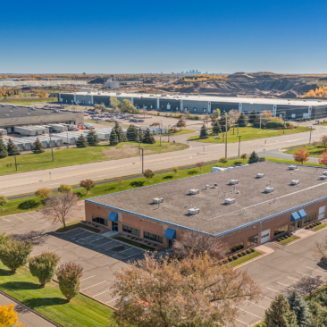 Drone view of Maple Grove Office